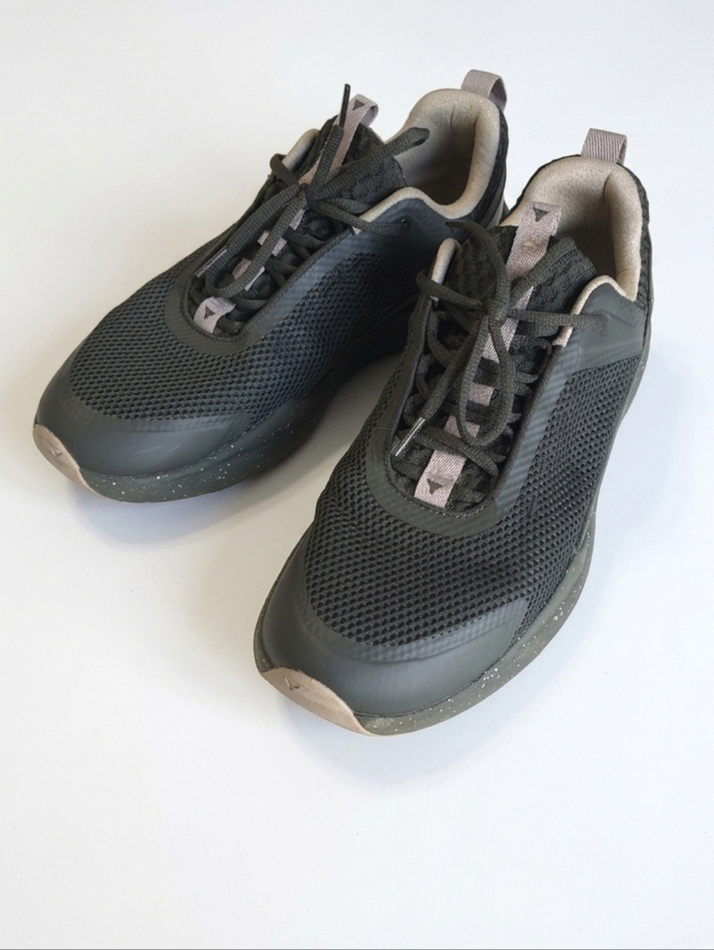 Under Armour Project Rock Men's Olive Green Mesh Athletic Sneakers